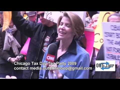 NEW FOOTAGE 4/20 - Chicago Tax Day Tea Party 2009 ...