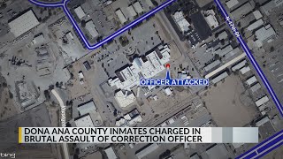 Three inmates charged after attack on correction officer at Doña Ana County Detention Center
