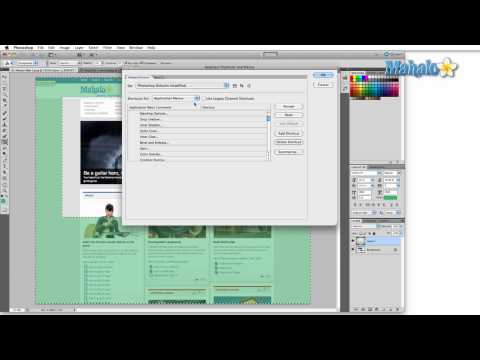 Photoshop Tutorial - Aangepaste sneltoetsen