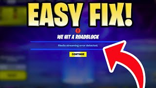 How To FIX GETTING KICKED From Fortnite Festival Fortnite Festival Media Streaming Error Detected
