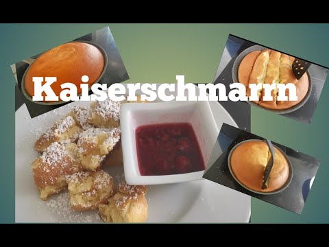 Kaisersschmarrn with Raspberry Sauce | Kaiserschmarrn mit Himbeersoße | Easy and simple recipe |