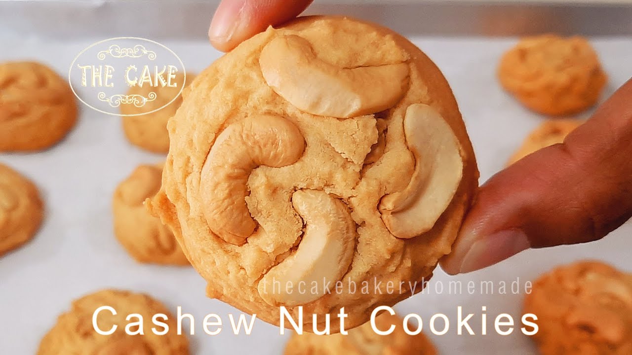 Cashew Nut Cookies Recipe สูตรคุกกี้เม็ดมะม่วงหิมพานต์ By The Cake