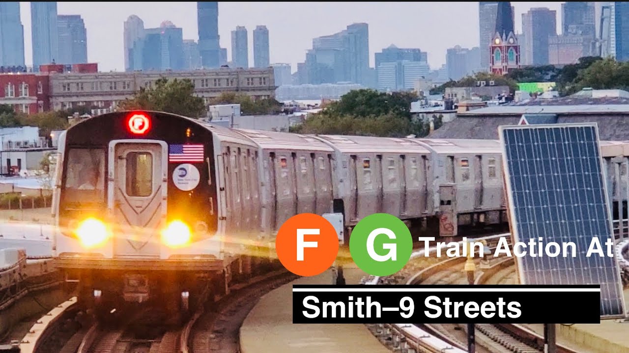 IND Culver Line: R46, R68/A, R160B Alstom/Siemens ⒻⒼ Train Action at ...