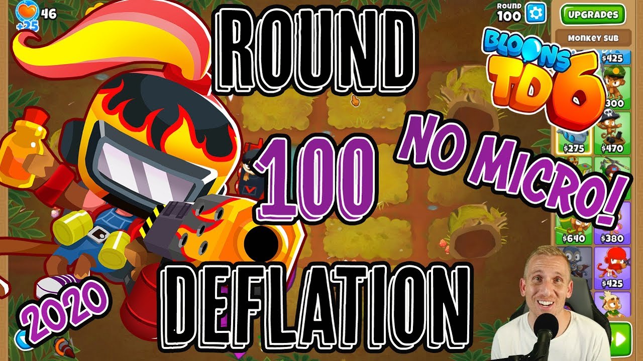 Round 100 No Micro! Bloons TD 6 -