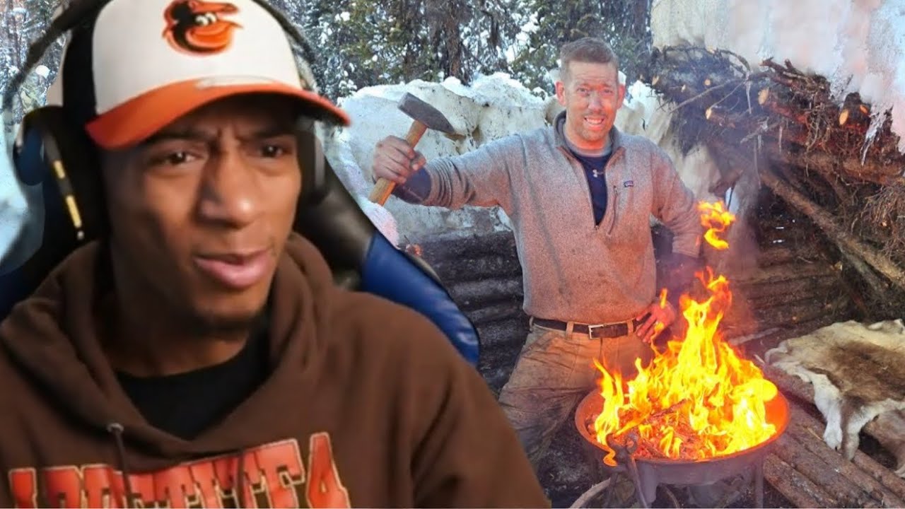 “Solo Survival: Forging a Knife and Camping Alone in the Wild (Reaction)”
