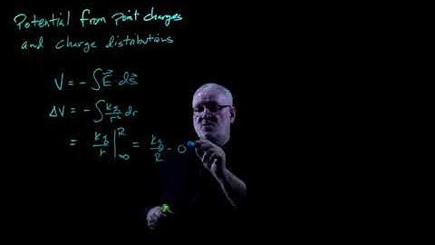 E & M 24.3-5 Potential from Charges