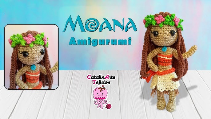 Moana De Crochê Princesa