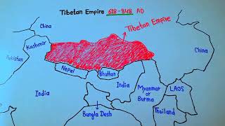 Tibetan Empire Map | Great Tibetan Empire || 5min Knowledge