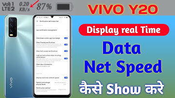 How To Vivo y20 Net Speed Show || On Vivo y20 Net Speed Kaise Show Kare | Vivo y20 Network Speed