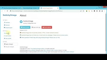 SwitchyOmega Google Chrome Proxy Setup