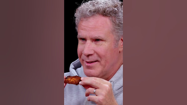 Will Ferrell's reaction to every wing on the Hot Ones Holiday Extravaganza 🎄 #shorts