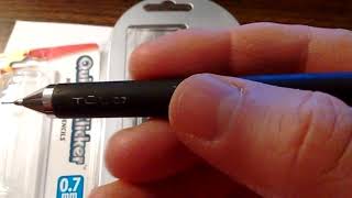 TUL mechanical pencil vs Pentel Quicker Clicker reviewed by John V. Karavitis