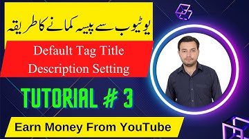 How To Set Default Title Description and Tags For Youtube Channel In Creator Studio || Tutorial # 3