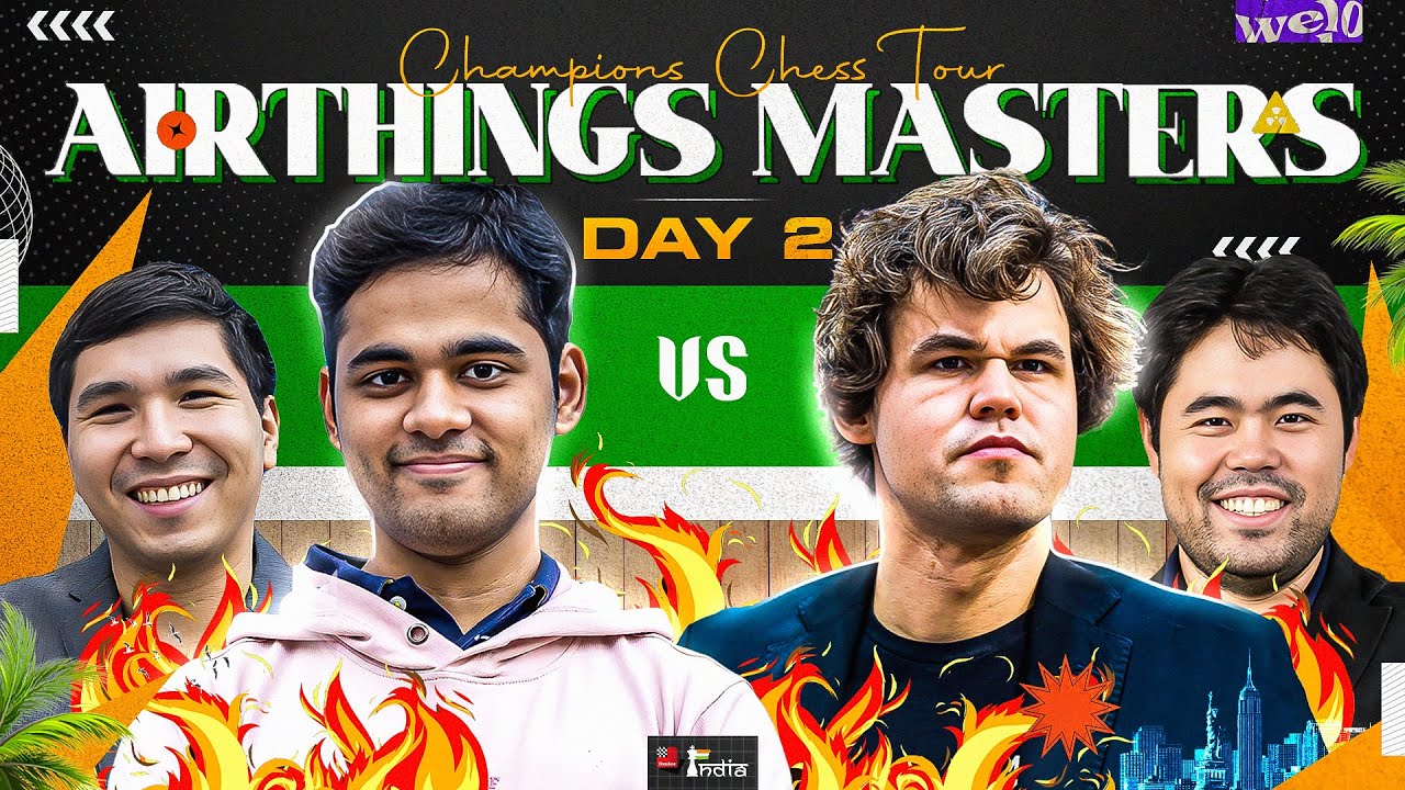 Nakamura sets up Carlsen rematch in Airthings Masters final