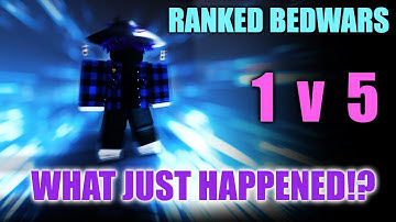 [BedWars Ranked] Epic 1 v 5 Clutch of the Month!
