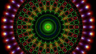 FluidSim Mandala Evolution Slow 4k 60 second animation