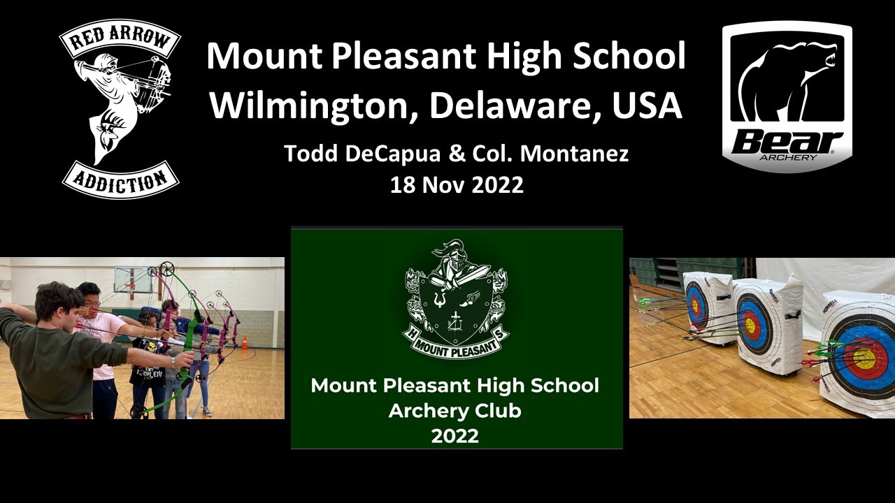 Mount Pleasant High School Archery Club [18 Nov 2022] YouTube