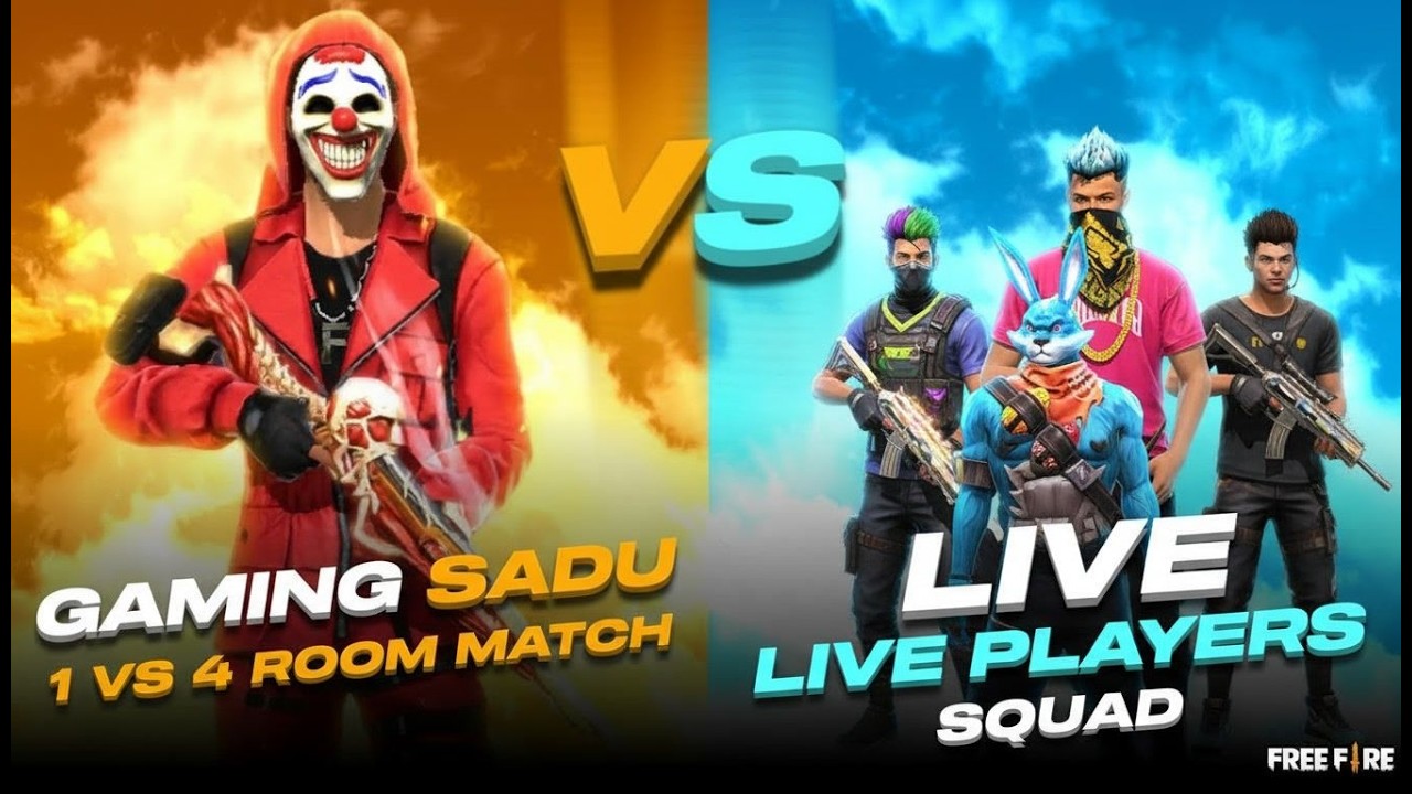 GAMING SADU විශීගේ ලයිව් එකේ ගහපූ සුපිරි 1 VS 4 එක 😳😍❤️|#gamingsadu #1vs4 #FreeFireSL @GamingSadu