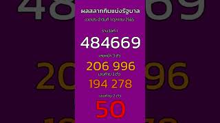 ผลสลากกินแบ่งรัฐบาล 1 ตุลาคม 2565