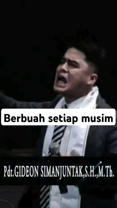 Berbuah di setiap musim - Pdt Gideon Simanjuntak #worship #god #rohani #gereja #praise