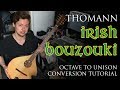 Thomann (Hora) Irish Concert Bouzouki - Octave to Unison Conversion