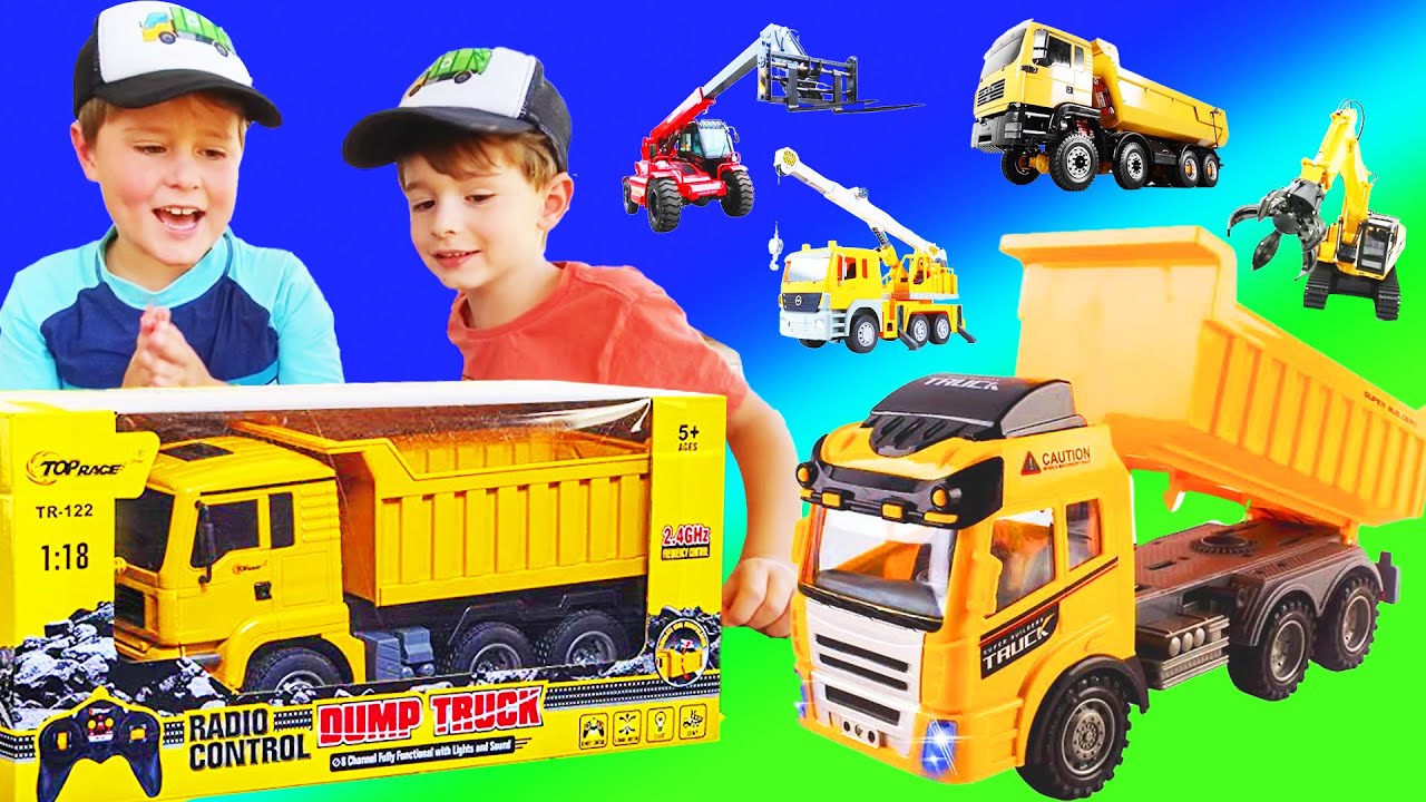 Excavator Trucks for BLiPPi Kids Learn Tools and Construction