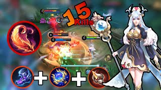 15kills Odette brutal damage item from early to late game