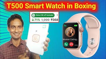 T500 smart watch Full Setup Guide With Review | T500 smartwatch setup & tutorial | smart watch