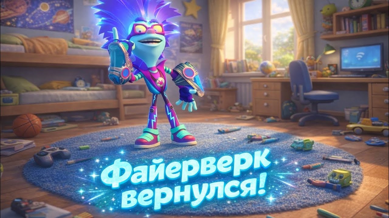 Фиксики нейросеть — Файерверк вернулся(1 серия 1 сезон) 