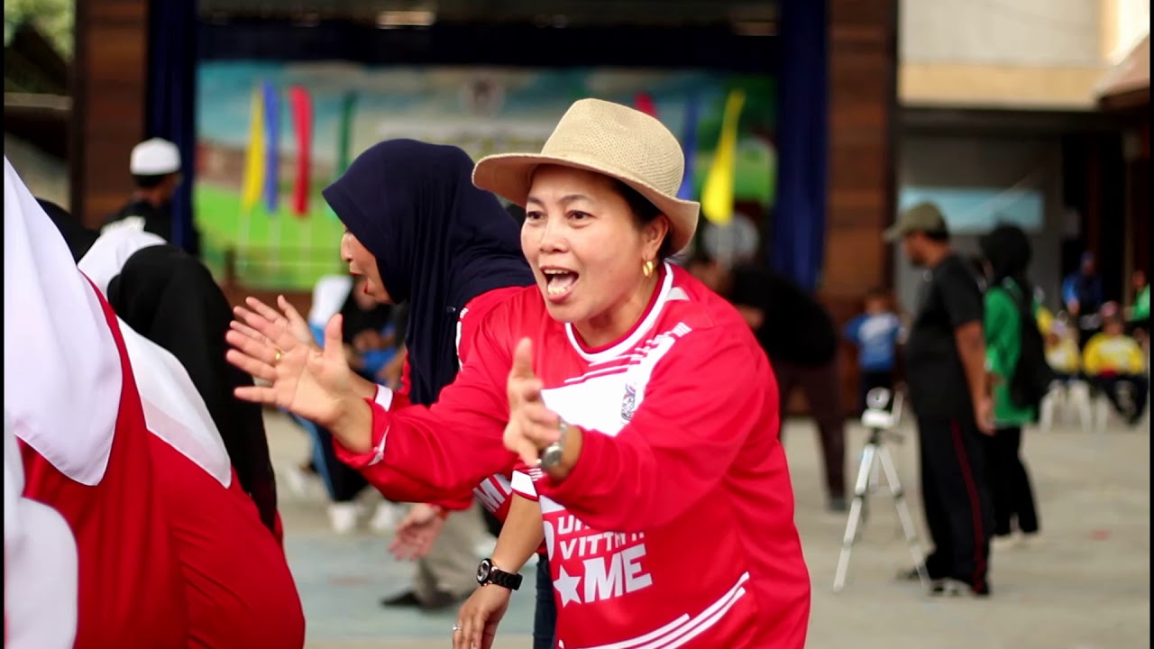 บรรยากาศวันสุดท้าย  กีฬาสีประจำปี  2560