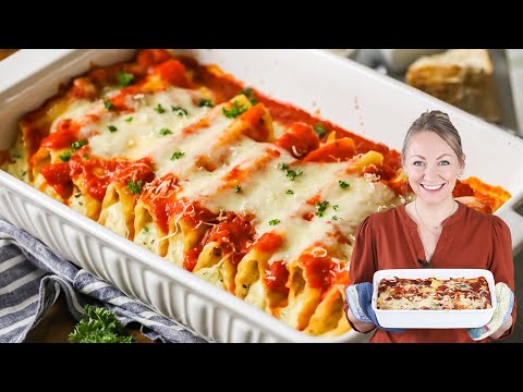 Secret Ingredient, Four-Cheese Manicotti (thats Meatless!)