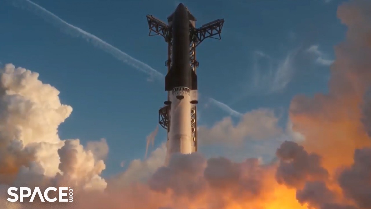 Blastoff! SpaceX Starship launches to orbit for first time, booster splashes down | 13:34 | VideoFromSpace | 2.14M subscribers | 3,184 views | September 28, 2026