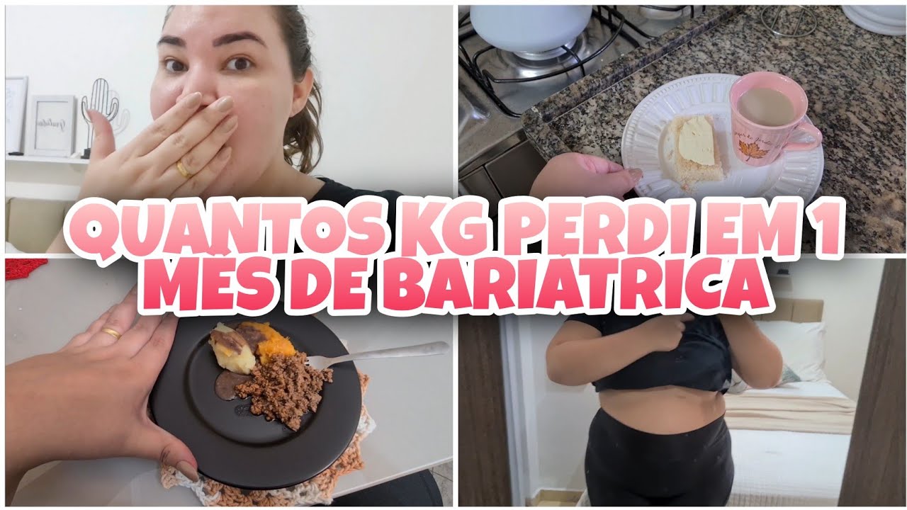 QUANTO PERDI 1 MÊS APÓS A BARIÁTRICA | NOVA DIETA E MINHAS CICATRIZES | Lu Ferrari
