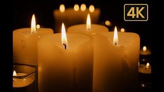 Famous 5 Hours of Silent Candlelight 🕯 Real Time Burning, No Loop | Deep Focus, Meditation, Night Calm Wealth