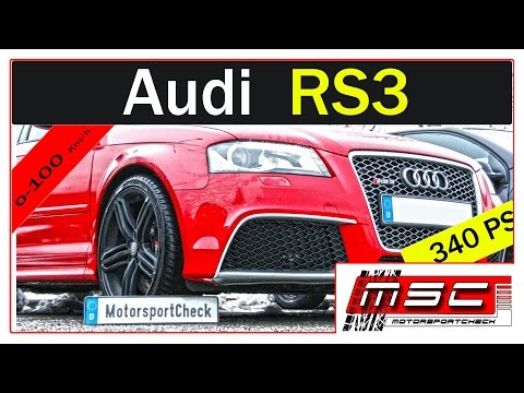 Audi RS3 quattro Acceleration Sound Test