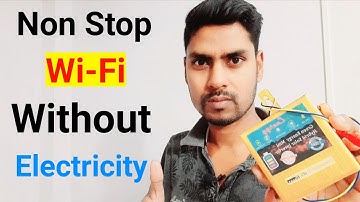 Non stop Wi-Fi without electricity with Small Devices | Mini UPS for 12V WiFi Router...