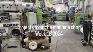 Projects from the machine shop week 18 2024 mass production of small parts 😊