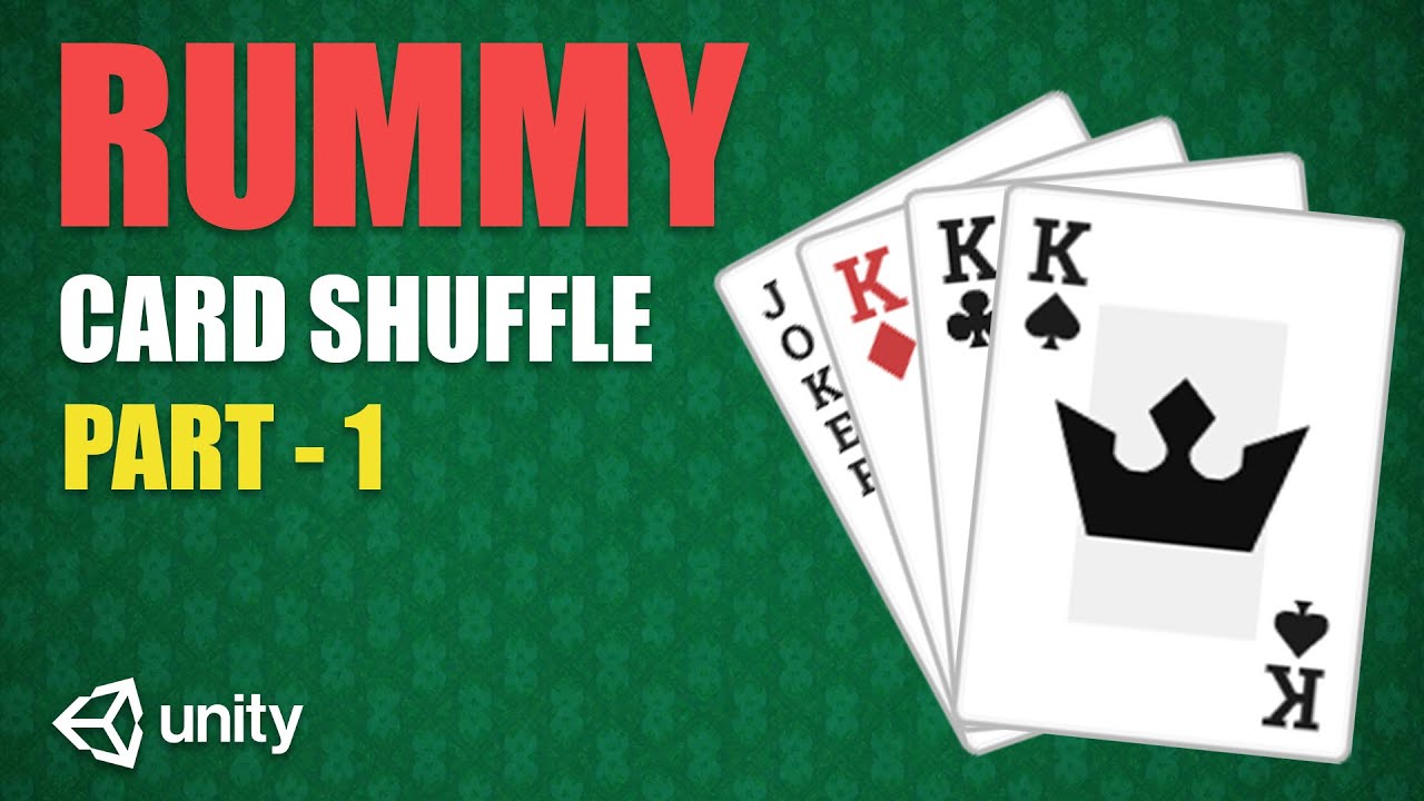 Rummy Card Shuffling Part 1 Unity2D Tutorial Madfireon YouTube