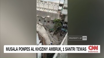 Musala Ponpes Al Khoziny Ambruk, 1 Santri Tewas