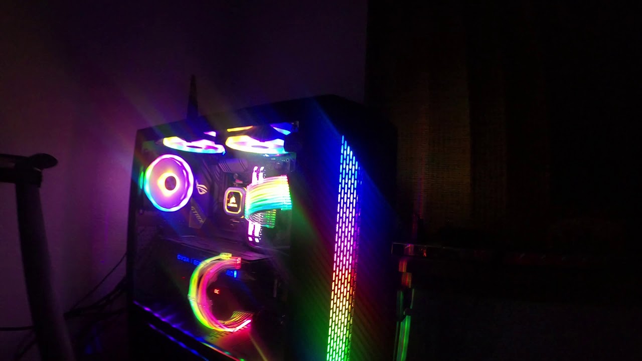 Computer Lights Display YouTube