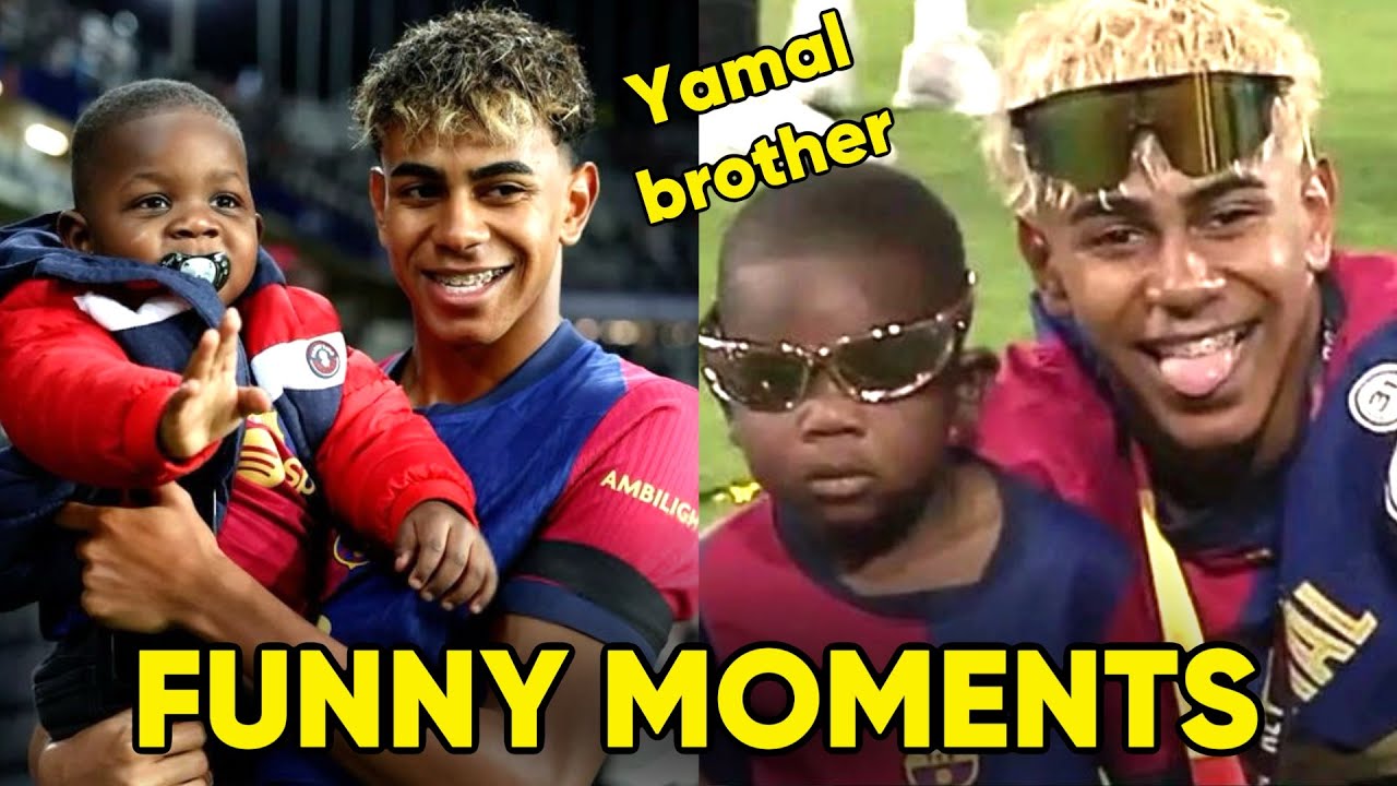 Lamine Yamal Funny Moments with His Little Brother – Cute & Hilarious Family Clips