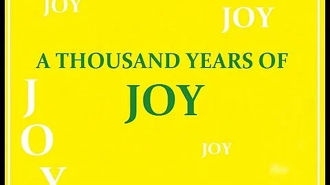"1000 Years of Joy"  (444hz)
