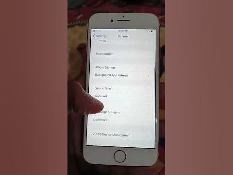 iPhone Reset Network Settings 