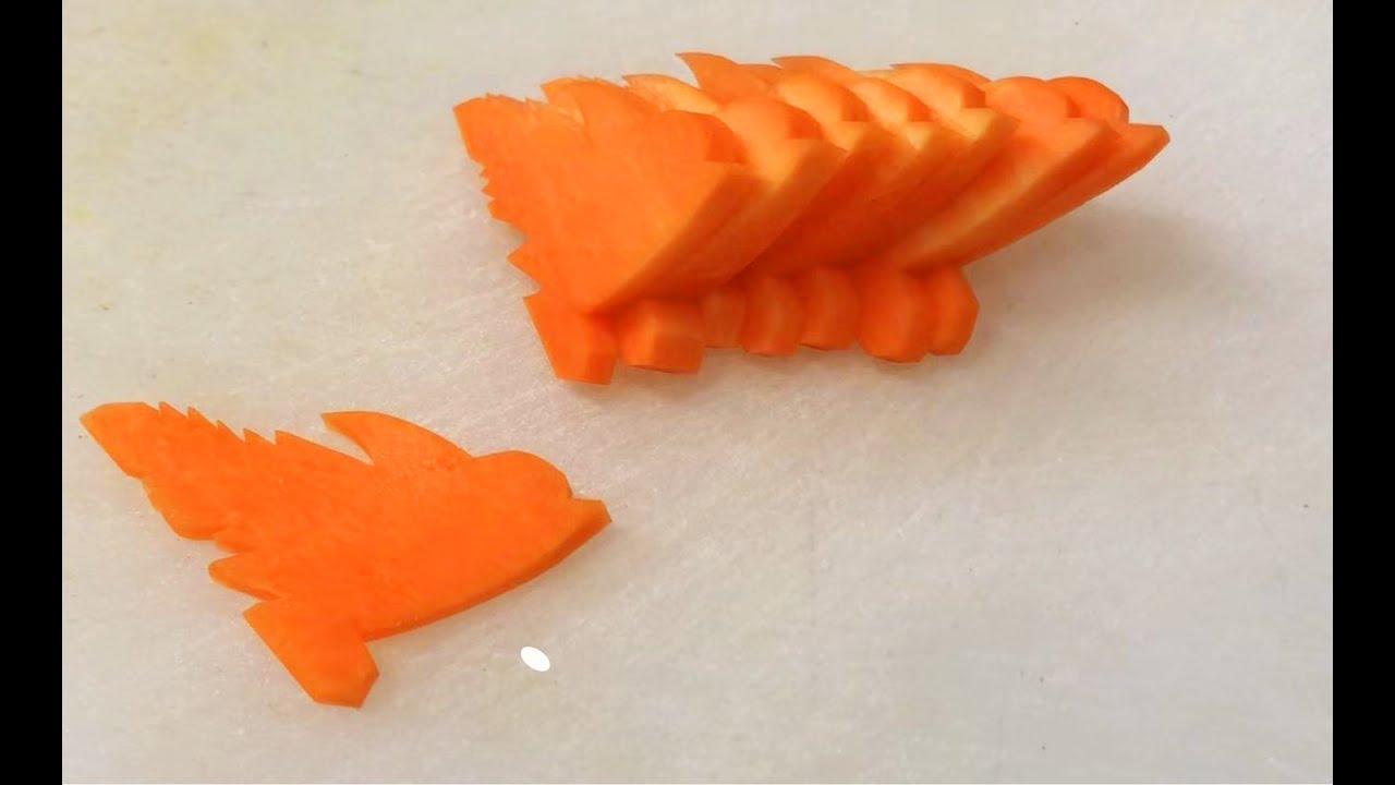 中華料理 見習い用 簡単な人参の飾り切り How To Make Carrot Simple Decorative Cut Youtube