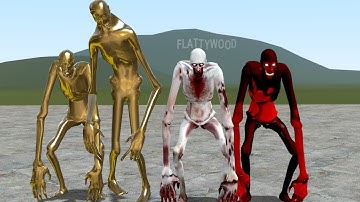 GOLD SCP-096 VS SCP-096!! Garrys Mod Sandbox