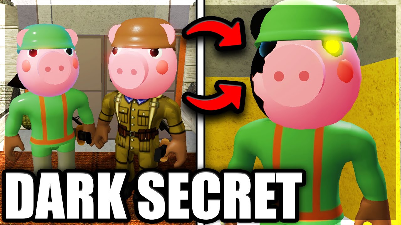 Piggy Soldier S Dark Secret Roblox Piggy Youtube - all secrets in roblox piggy part 2 roblox piggy youtube