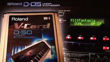 Roland Boutique D-05 vs Roland VC-1 D-50 V-Card (V-Synth) - How close are they?