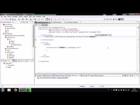 HelloWorld aula 2 Parte 1 - FLEX/JAVA [GATI - Fip]