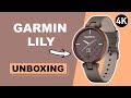 Garmin lily classic dark bronze bezelpaloma case unboxing 4k 01002384b0