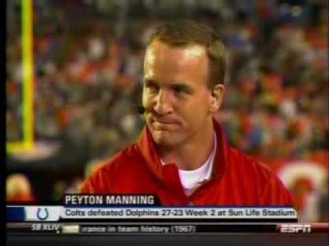 Peyton Manning/Drew Brees Interview w/Chis Berman During Pro Bowl Pt 1.